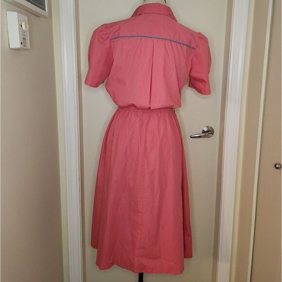 80s pink dress - Picture 4 of 12